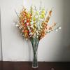 1PCS European Rural Yellow Artificial Dance Orchid Silk Flower Fake Decoration Flower