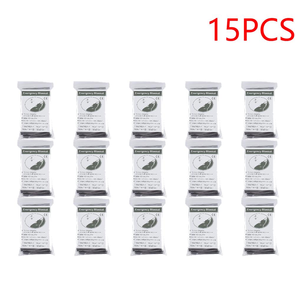 1-30PCS Windproof Foil Thermal Emergency Blanket Survival Gear First Aid Military Rescue Kit Waterproof Folding for Camping Outd