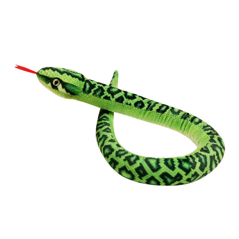 Creative Tricky Snake Doll Plush Toy Long Snake Zodiac Snake Doll Boys Funny Ragdoll Photo Props