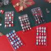 Nail Tips Detachable Christmas Gifts Christmas False Nails Kids Fake Nails DIY Nail Art Decoration