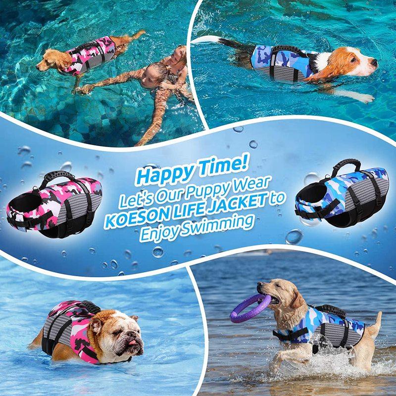 Cheap Dog Life Jacket Ripstop Pet Safety Life Vest Adjustable Dogs