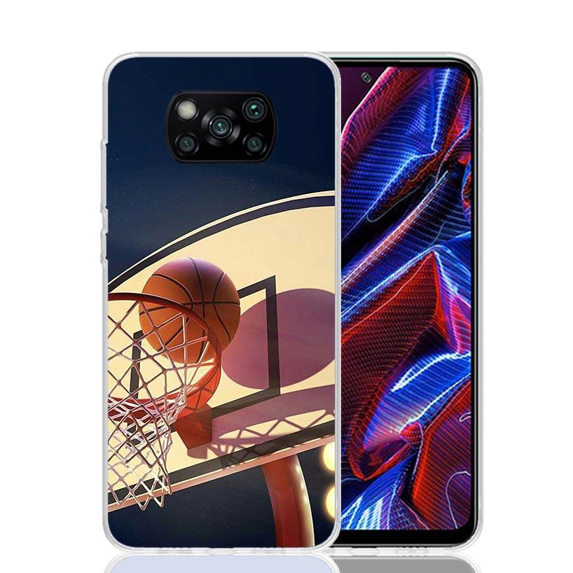Basketball Basket Play Case Phone Cover for Xiaomi Redmi Note 10 9 9S 8 8T 7 5 Pro Mi 12T 11T 10T 9T 12 11 Lite A3 A2 Trend Fund