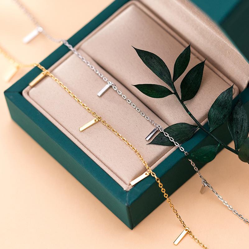 Tone Voguish Stylish Geometric Anklet Adjustable Link Chain Anklet Fine Jewelry For Women Girl Giveaway GiftFashion Anklet