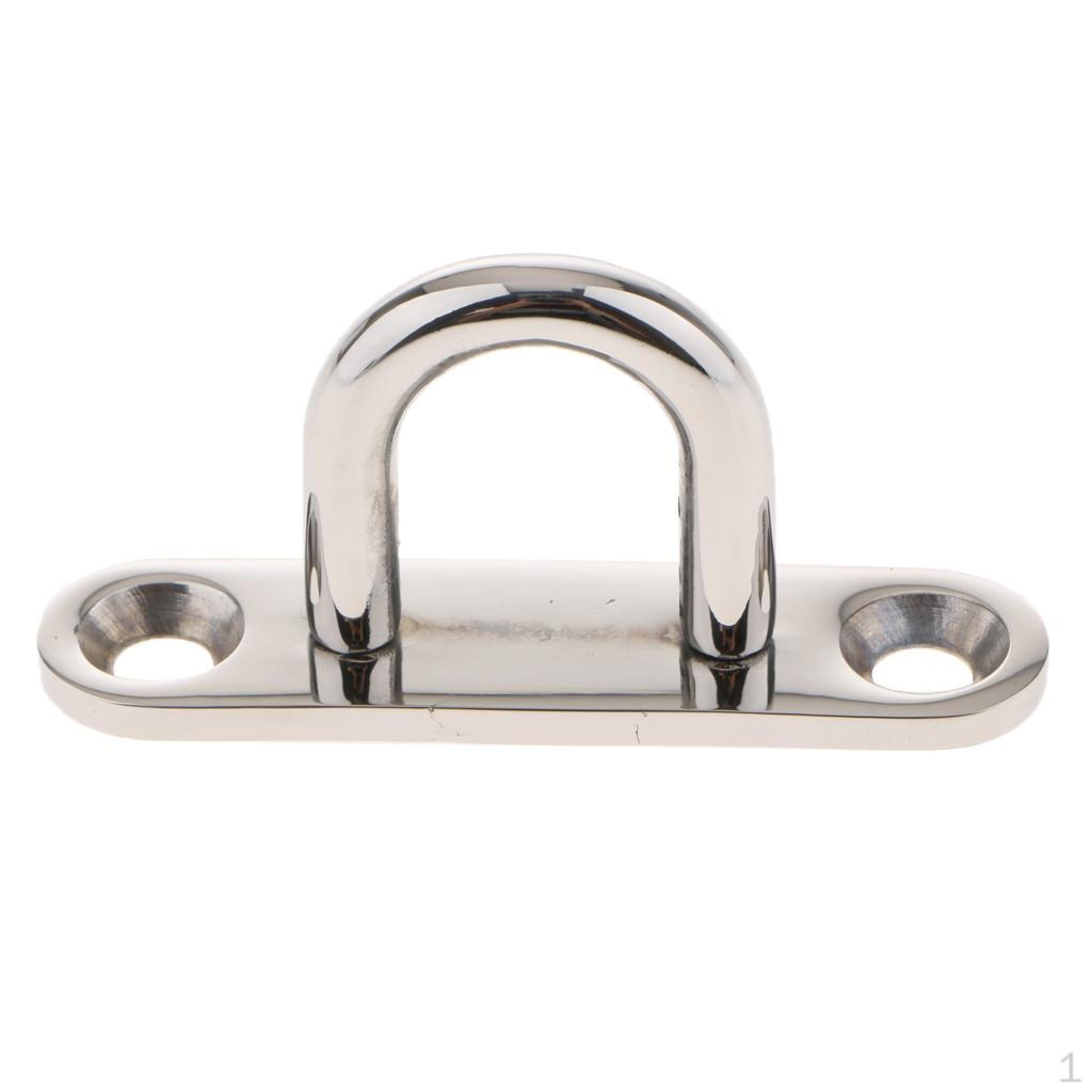 

304 Stainless Steel Oblong Pad Eye Plate,Marine Hardware Staple