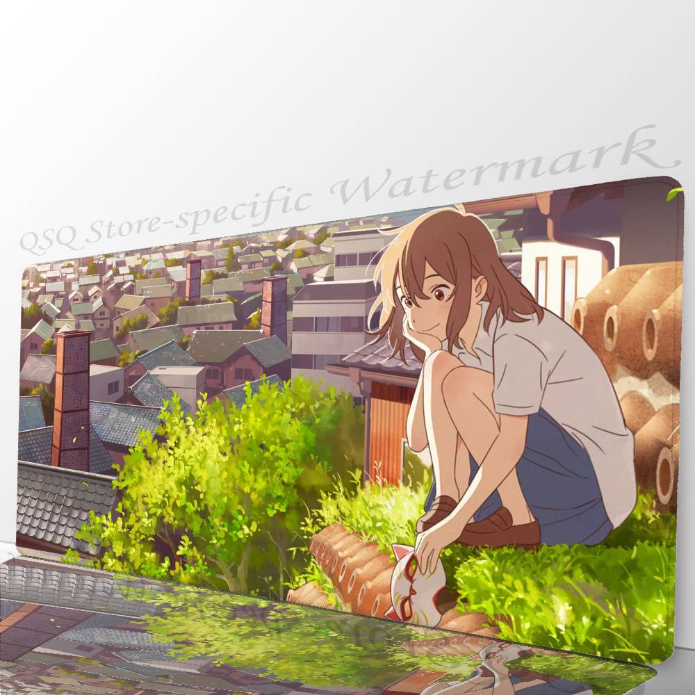 Anime Movie A W-Whisker Away Mousepad Non-slip Suitable For Office Computers Laptops E-sports Game Desk Mats XXL Keyboard