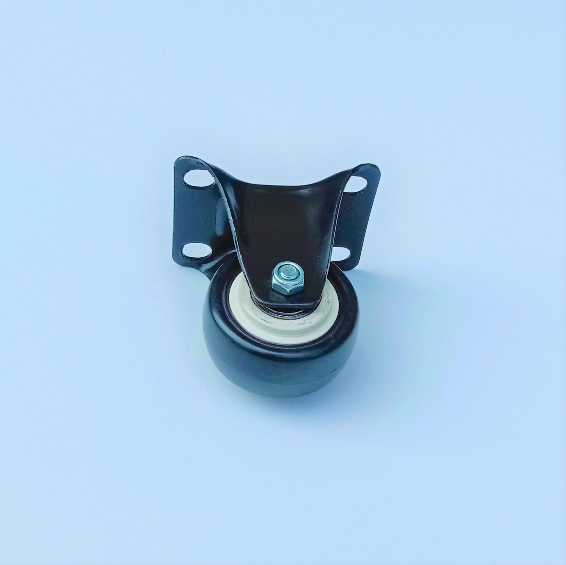

Black King Kong 2 Gold Diamond Electrophoretic Fixed Caster Wheel 1.8mm Thick Iron Plate - Excellent Quality Universal Wheel
