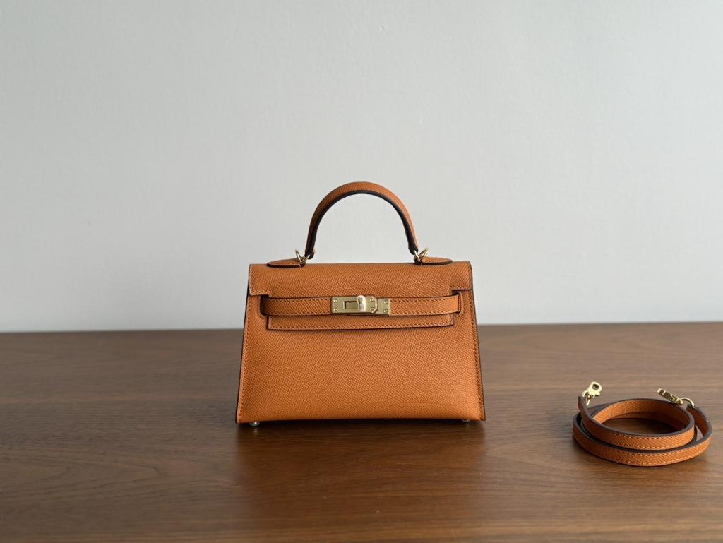 19 Element EP Leather Wrist Strap Five Metal Single Leather Strap Crossbody Mini Fashion Womens Bag