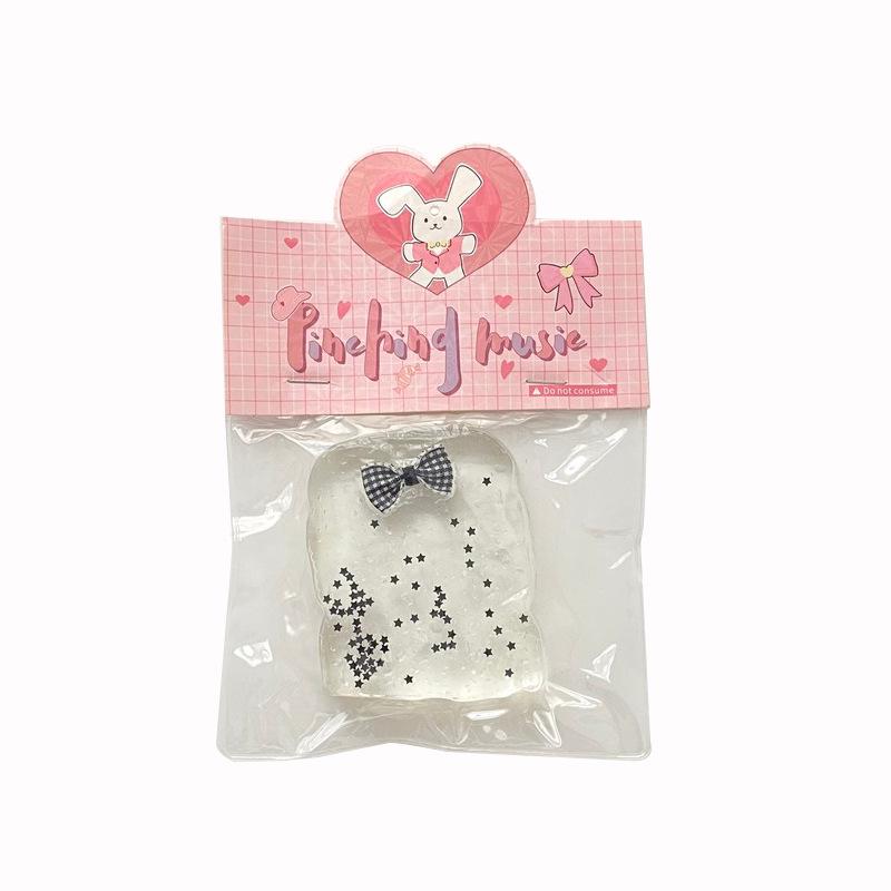 Transparent Soft Waffle Donut Cat Claw Pinch Toys for Decompression & Fun