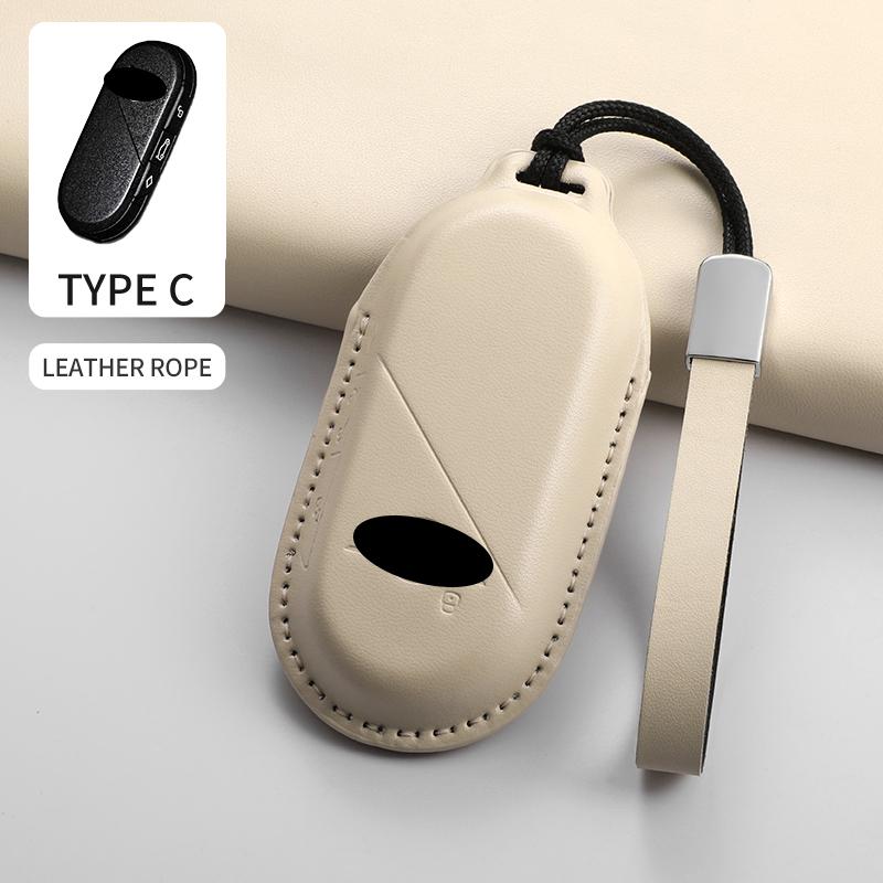For BMW Mini Cooper JCW Countryman Aceman Cabrio F55 F56 F57 F54 F60 Car Remote Key Case Cover Shell Keychain Garnish Accessorie