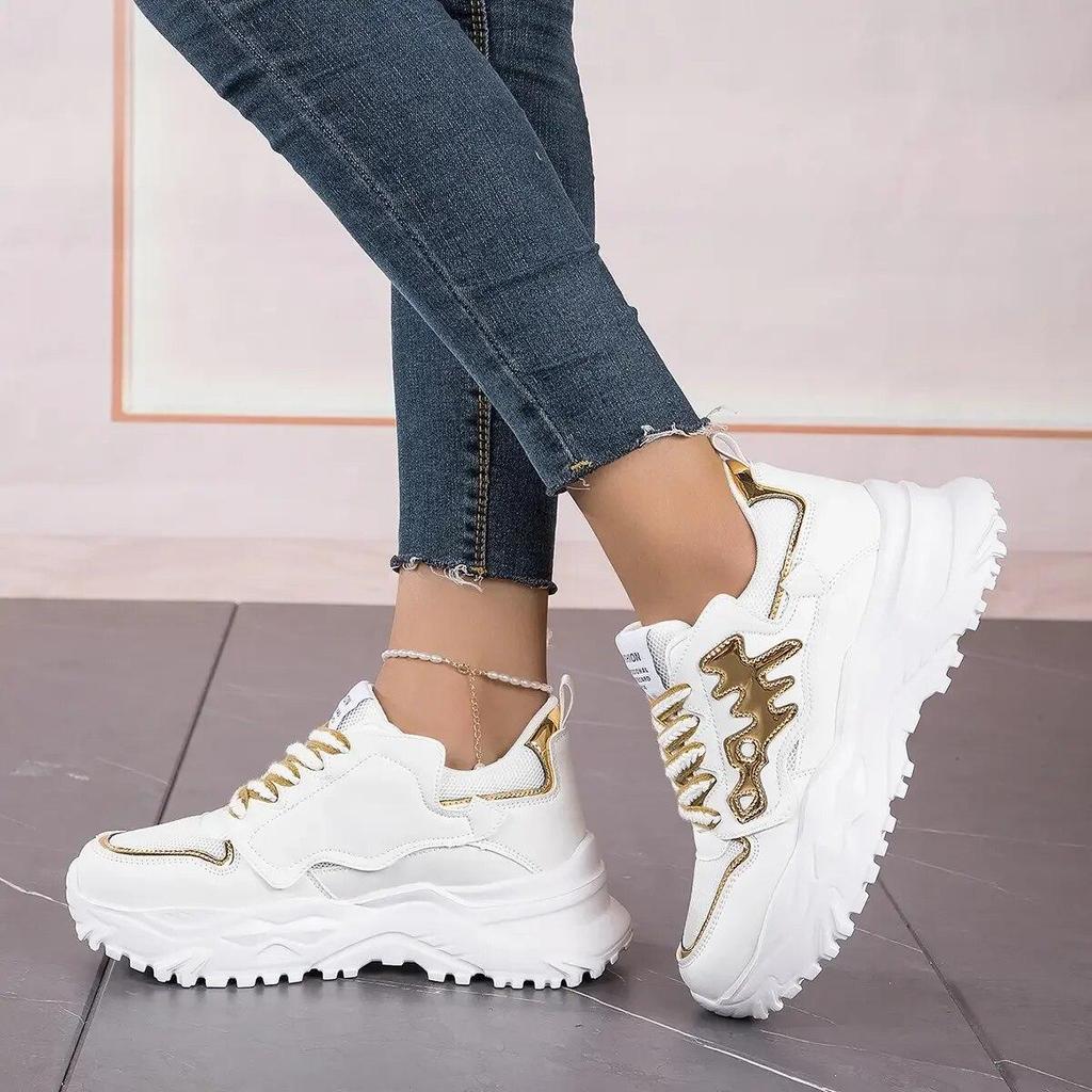 Women Breathable Sneakers Running Shoes Fitness Sports Shoes Casual Shoes Sportwear Walking shoesFishbe Dad Breathable