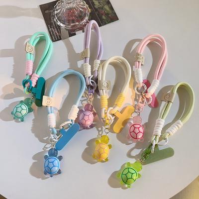 Ins Wind Pink Turtle Piece Pendant Mobile Phone Lanyard Camera Keychain Pendant Pendant Small Jewelry Mobile Phone Universal