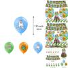Monster Music Festival Party Banner Set With Balloons For Birthday Party Decorations