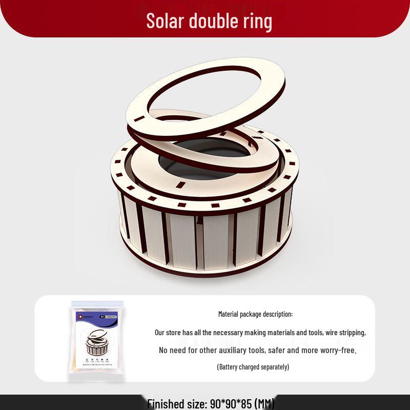 

Solar-Powered Double Ring Puzzle for Elementary Science Education