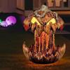 Halloween Pumpkin Decoration Yard Decor Lighted Funny Statue Handmade Scene Layout