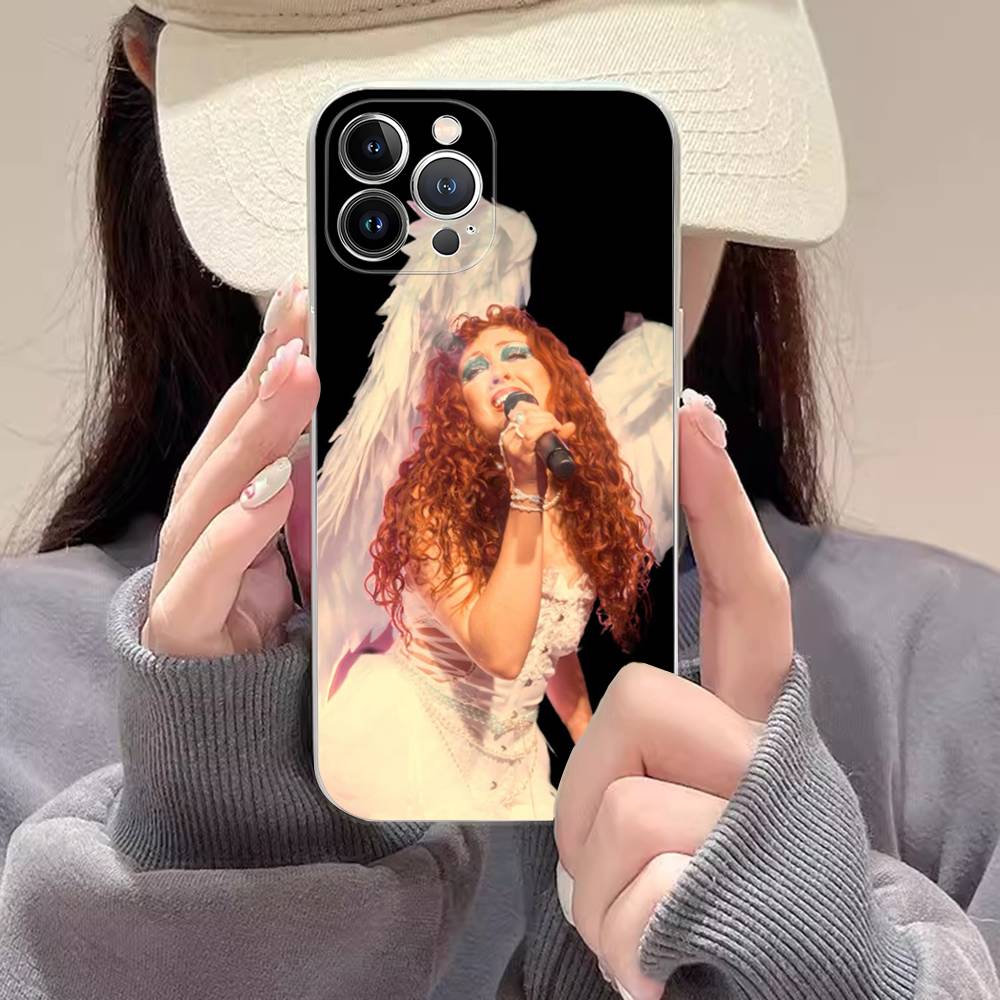

Singer C-Chappell R-Roan For IPhone 11 12 13 14 15 16 17 Pro Max Plus Air Transparent Clear Shockproof Case iPhone 15pro max