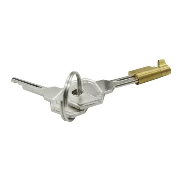 Stainless Steel Ring Cage Lock for Man