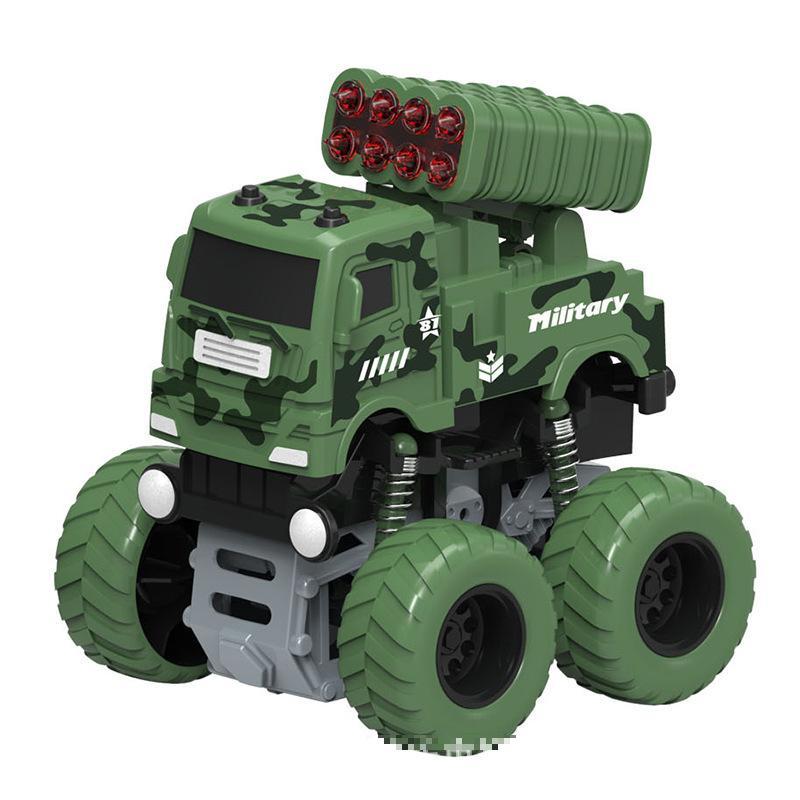 1Pcs Truck Engineering Vehicle Toy Friction Powered Inertia Car With Shock Absorber For Kids Birthday Play Gift