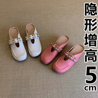 Sheepskin Version~ French Inner Height-increasing Bag Head Half Slippers Women's 2025 New Summer Small One-pedal Cool Slippers