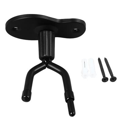Violine Kleiderbügel Eisen Basis Anti Slip Gummi Pad Doppel Kopf Einstellbare Wand Halterung Violine Viola Haken