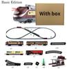 City Super Long Train Track Cargo Car Carriage Wagons Passenger Model Accessories Classical Electric Set Children Train Toy