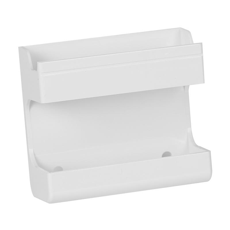 Wall-Mounted Phone Charging Holder and Remote Control Organizer