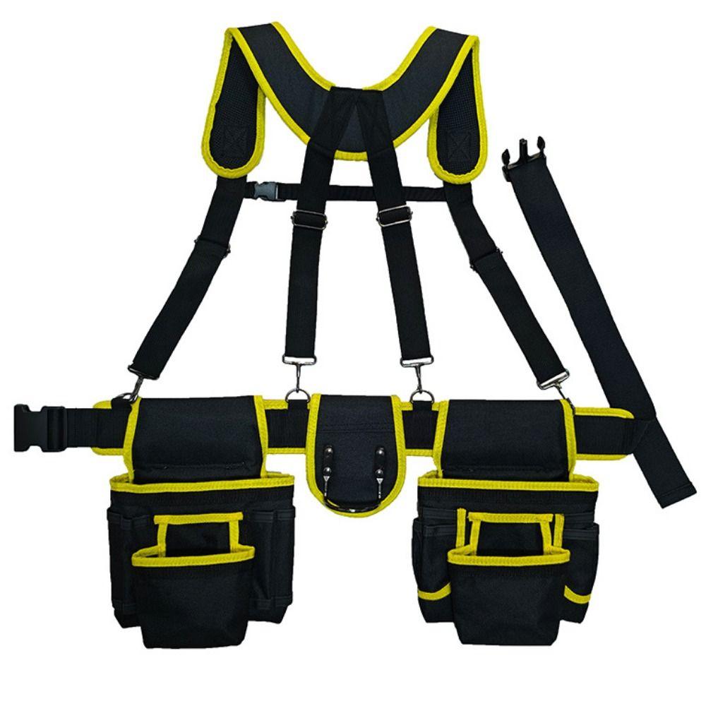 Large Capacity Woodworking Tool Belt Adjustable Design Multi Functional Tool Belt  Carpenter Work