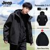 JEEP SPIRIT Men's 3-in-1 Windproof Fleece Jacket