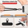Handy-Lanyard Verstellbares Abnehmbares Halsband Outdoor Universal Umhängeband Kartenclip für Handyhülle