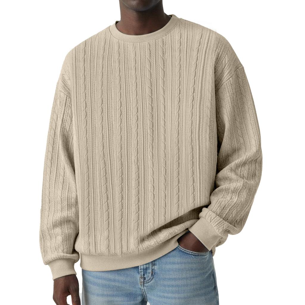 Herrar Fritid Rund Hals Halv Dragkedja Tryck Långärmad Hoodie