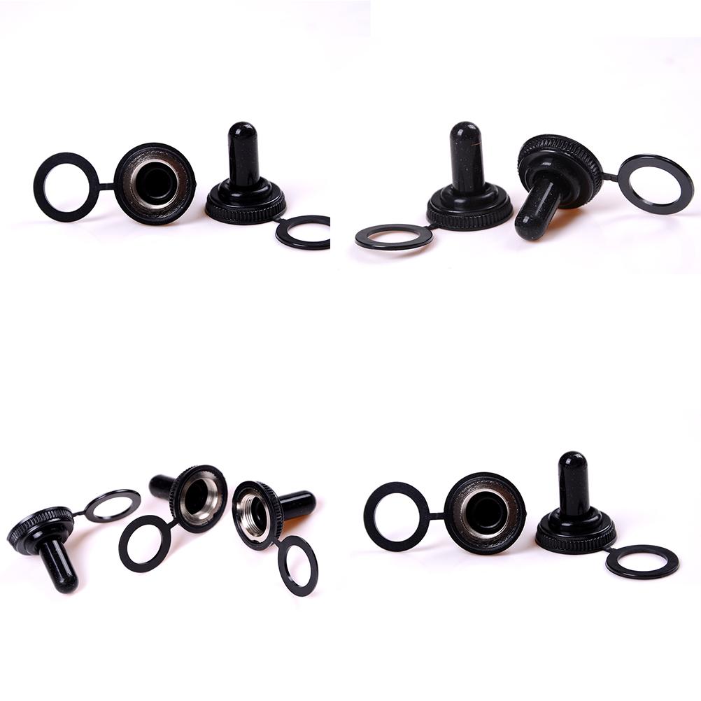 10Pcs 12Mm Dia Toggle Switch Waterproof Rubber Cover Cap Waterproof Boot Cap
