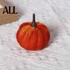 Soft Fabric Pumpkin Set 20 PCS Velvet Decorative Ornaments, Multi-Color Artificial Fall Harvest Decor Reusable Halloween Decorations for Mantel Table