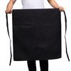Multifunctional Polyester Half Cut Kitchen Apron Chefs Work Apron Stain Resistant for Professional Cooks Waiters