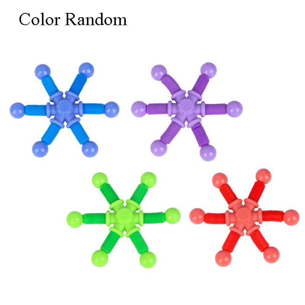 Creative Fidget Spinner Toys Plastic Fingertip Telescopic Tube Telescopic Tube Gyroscope  Kids