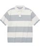 C Logo Stripe Collar Half Knit Sky Blue