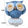Owl Statue Decor Animal Small Figurines for Home Decor, Office Desk Ornament, Book Shelf Decoration,