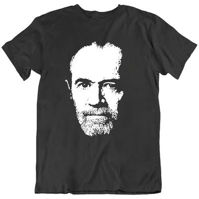 George Carlin Comedian Comedy Legend Funny T-Shirt Tee Gift New Unisex T-Shirt