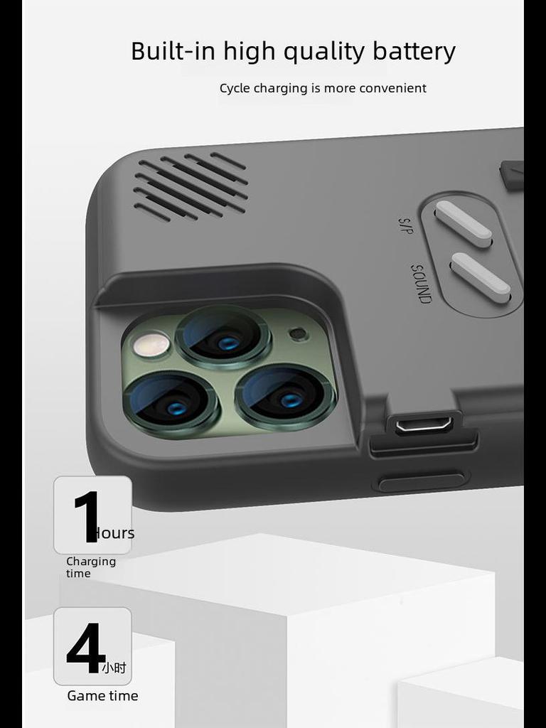 Farebný obal retro hernej konzoly pre iPhone 13/12 Pro Max/11/XR