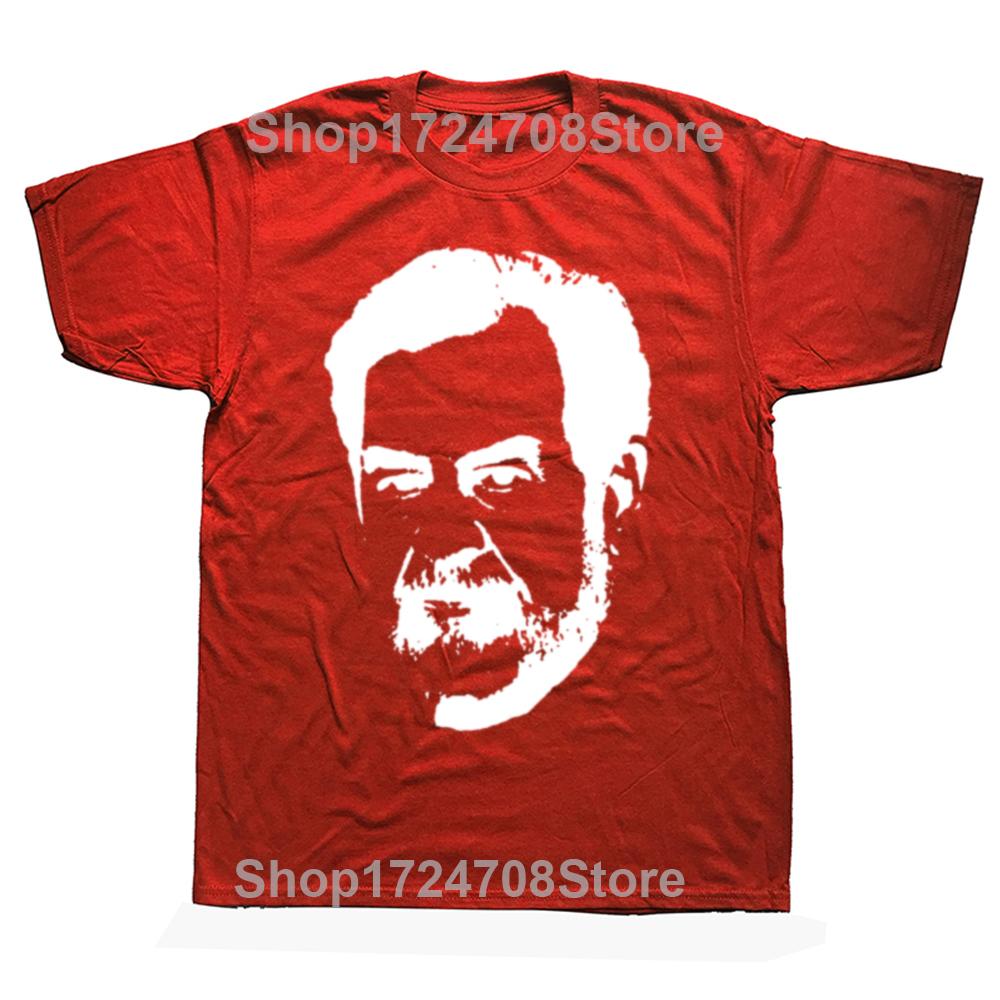 Funny Saddam Hussein Irak Iraq Bagdad Graphic T-shirts Men Women's Fashion Casual Tshirt 100% Cotton Loose Oversized T Shirt