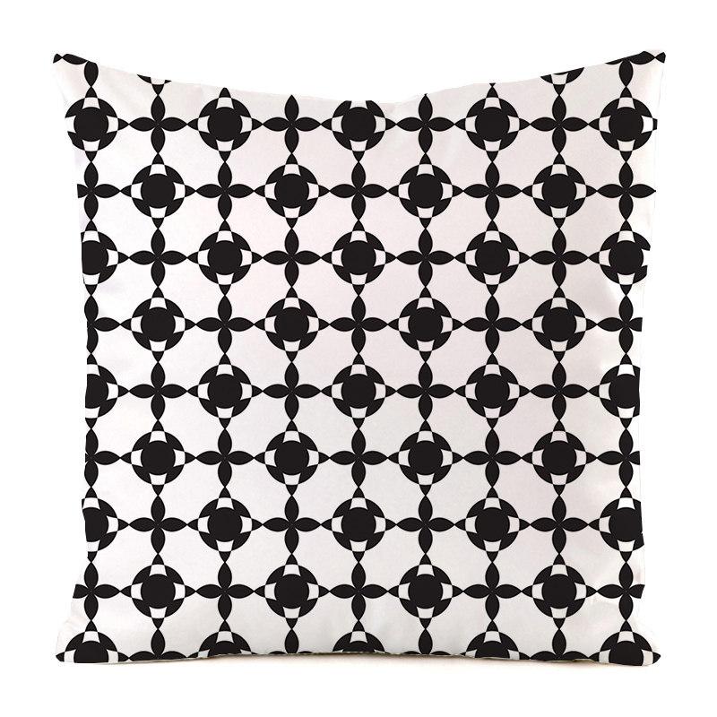 Home Decor Geometric Pattern Digital Print Pillow Covers Pattern Cushion Cover Suitable for Sofa Bedroom Car Pillow Cover