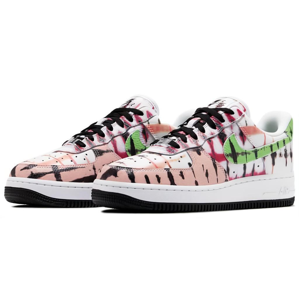 New Nike Air Force 1 Low Black Tie Dye Women's CW1267-101