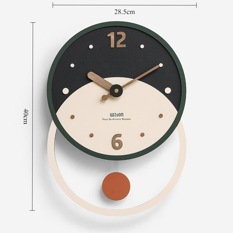 Nordic Wall Clock Creative Interior Accessories Clocks Modern Living Room Decoration Wall Clock Large Elegant Ornaments Clocks