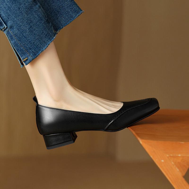 

New large size flat heel lazy shoes solid color one-pedal light mouth rubber soft sole comfortable round head women s casual shoes 39 чёрный