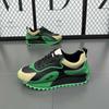Spring and Autumn Casual Shoes Leather Platform Casual Sports Daddy Shoes