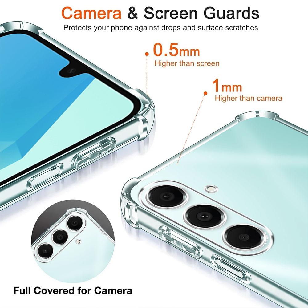 Shockproof Airbag Phone Case For Samsung A16 4G 5G A165F A166B Case Clear Soft Silicone Bumper Cover Samsung Galaxy A16 Funda