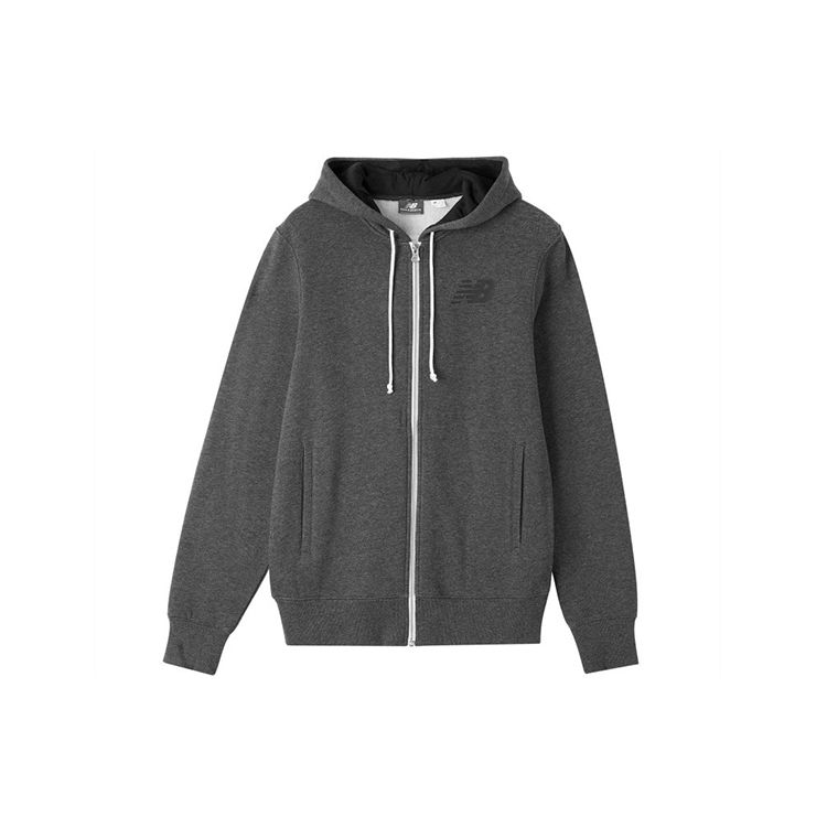 

New Balance Спортивная повседневная куртка с капюшоном Модные мужские топы Серый MJ83980-HC