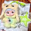 Genuine In Stock Wakuku 3.0 On A Roll Series  Dolls Cute Fluffy Collectable Figure Bag Charm Keychain Toys Holiday Gift