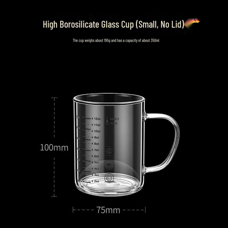 Xihe 350ml Heat-Resistant Glass Measuring Cup