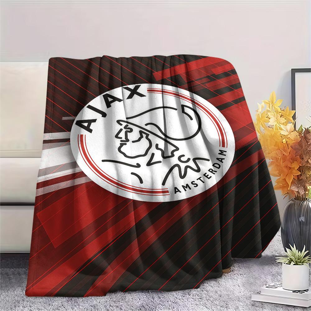 AFC Ajax poster  FlAannel Blanket, High quality Comfortable for All Seasons, Home Decor, Warmth and Comfort