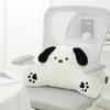 Cartoon Dog Cushion Plush Soft Office Lumbar Pillow For Relaxing Lounge Decor