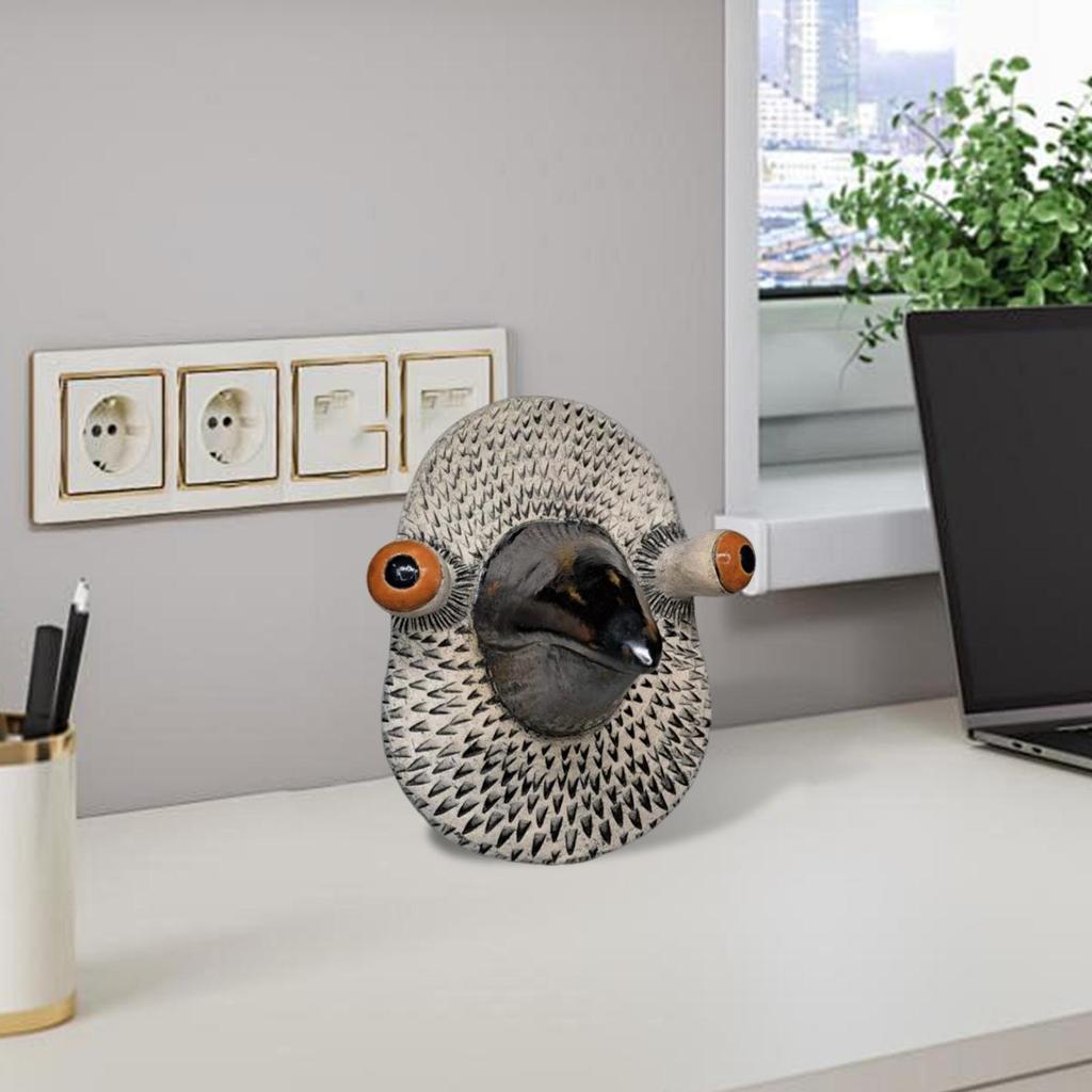 Bird Wall Decor Animal Head Wall Mount Art Decor Aesthetic Statue Rustic Home Decor For Garden Farmhouse Holiday Family Women